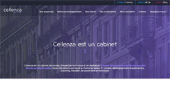 Desktop Screenshot of cellenza.com