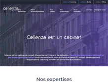 Tablet Screenshot of cellenza.com